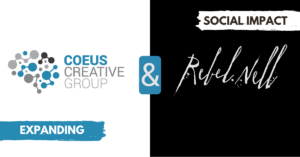 Coeus & Rebel Nell Logos - Expanding Social Impact